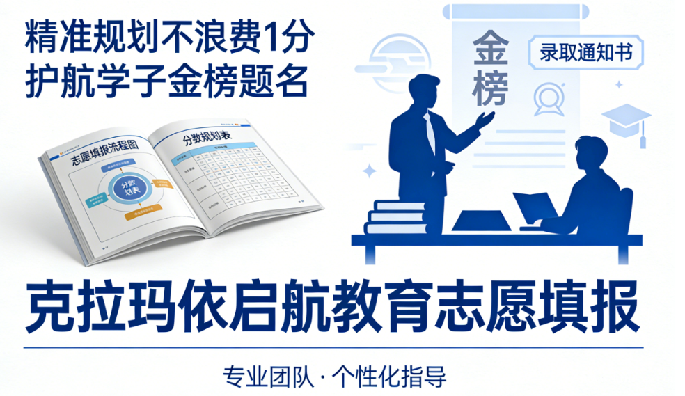 克拉玛依启航教育志愿填报:精准规划不浪费1分,护航学子金榜题名
