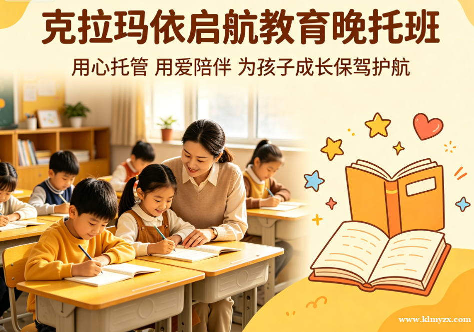 克拉玛依启航教育晚托班:用心托管,用爱陪伴,为孩子成长保驾护航