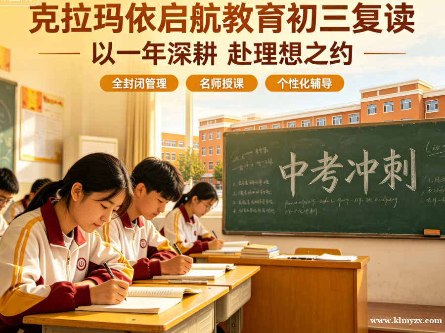 克拉玛依启航教育初三复读：以一年深耕，赴理想之约，给青春一次逆袭的机会