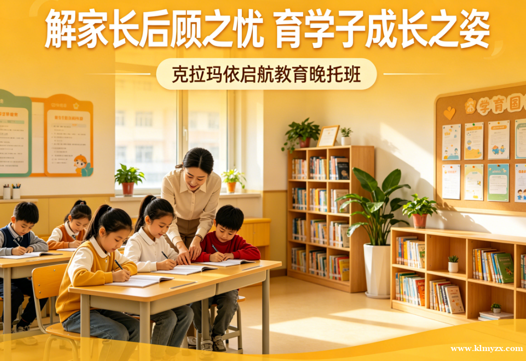 解家长后顾之忧，育学子成长之姿——克拉玛依启航教育晚托班，守护孩子课后黄金时光
