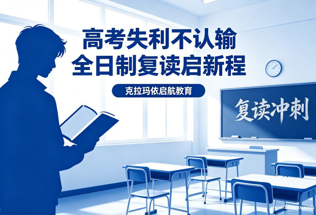 高考失利不认输,全日制复读启新程——克拉玛依启航教育,助你逆袭冲刺理想大学